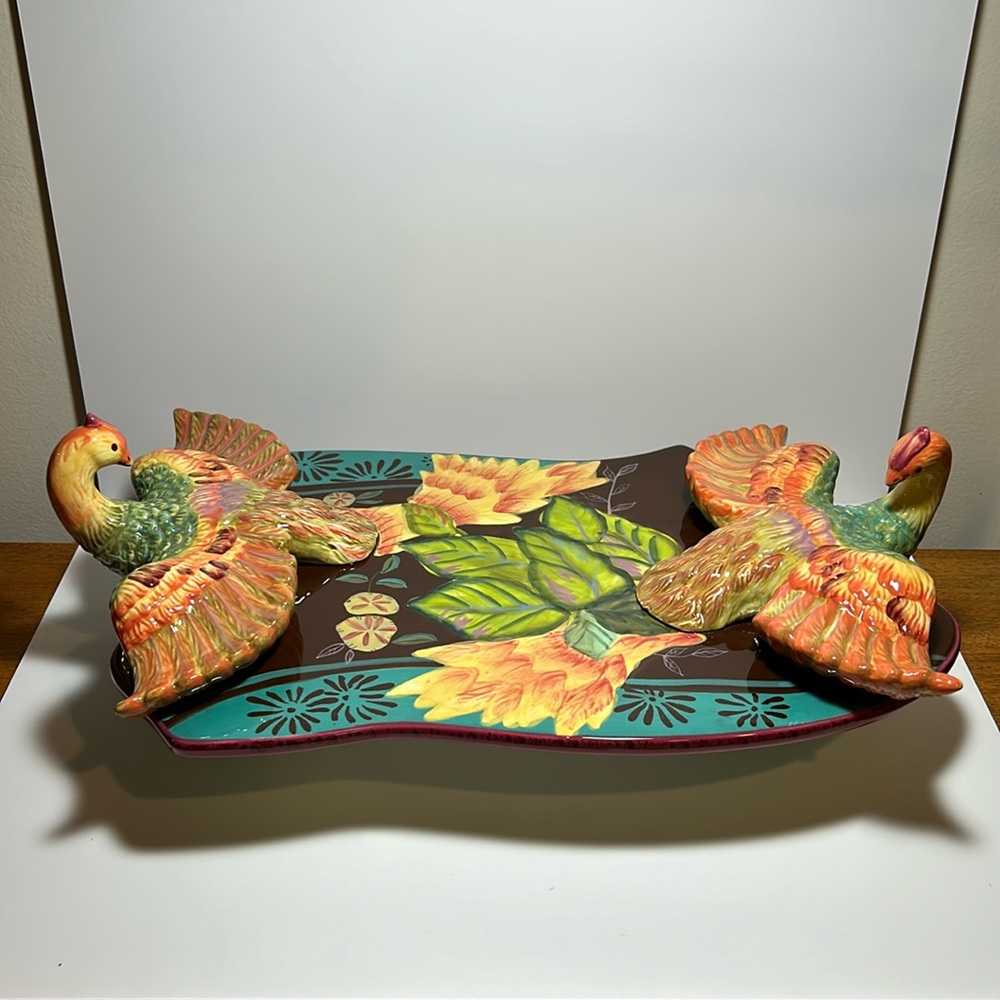 Tracy Porter The Vivre Collection Hand Painted Tray Discontinued